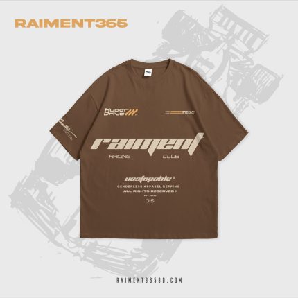 Raiment Racing Club Coffee Oversized T-shirt