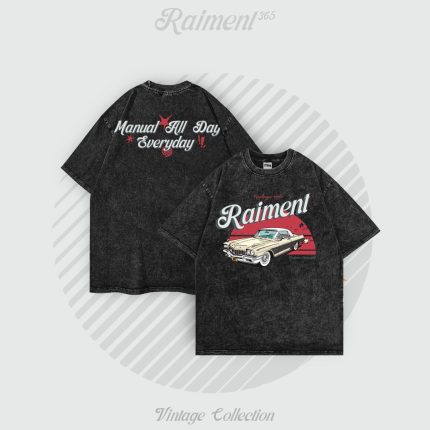 Vintage Ride Acid Wash Oversized T-shirt