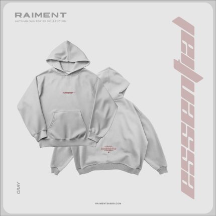Essential | Gray Oversized Hoodie